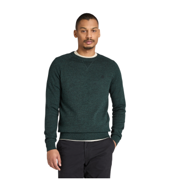 Timberland para hombre. TB0A62KY3701 Jersey Williams River verde (L), Casual, Algodón Orgánico, Sostenible