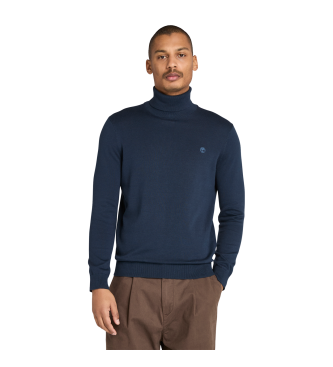 Timberland para hombre. TB0A28454331 Jersey Williams River marino (M), Casual, Algodón Orgánico, Sostenible