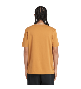 Timberland Para Homem. TB0A5UPQP471 T-Shirt Amarela Sobre O Rio Kennebec (3XL), Casual, Amarelo, AlgodãO, Manga Curta-image