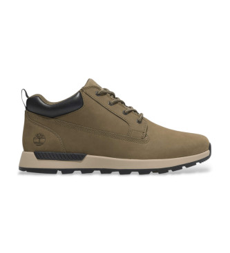 Timberland para hombre. TB0A69EDEO81 Zapatillas de Piel Killington Trekker Low verde (45), Plano, Cordones, Casual
