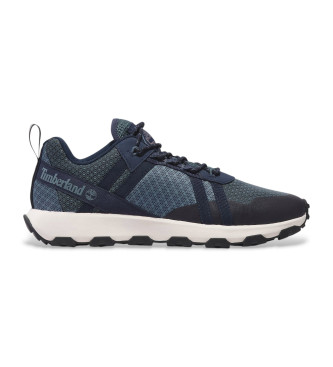 Timberland para hombre. TB0A6B79EP61 Zapatillas de caña baja con cordones Winsor Trail azul (41.5), Plano, Casual, Deportivo, Outdoor