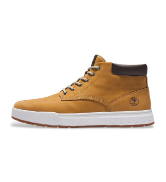 Timberland Para Homem. TB0A5PRV2311 Sapatos De Couro Amarelo Maple Grove (40), Plano, CordãO, Casual-image