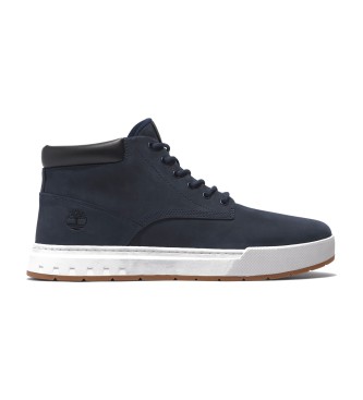 Timberland para hombre. TB0A28940191 Zapatillas de piel de media caña con cordones Maple Grove marino (43), Plano, Casual