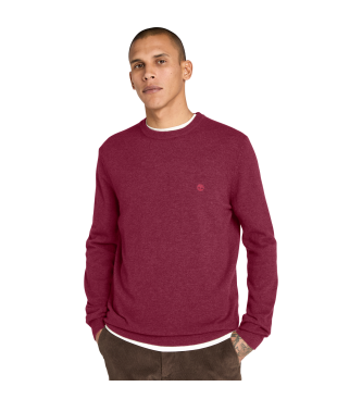 Timberland para hombre. TB0A2BFH6481 Jersey Cohas Brook burdeos (L), Casual, Lana