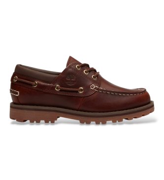 Timberland unisex Náuticos de Piel Authentic marrón