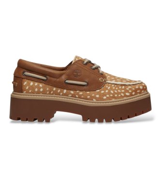 Timberland Náuticos de piel Stone Street marrón (39 5 W)