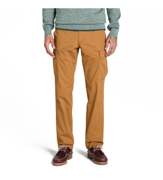 Timberland para hombre. TB0A2PG9EH21 Pantalón cargo de sarga Brookline marrón (30/32), Casual, Algodón Orgánico, Sostenible
