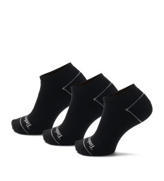 Timberland para hombre. TB0A6BA30011 Set 3 pares de calcetines invisibles acolchados Bowden negro (L), Homewear, Algodón