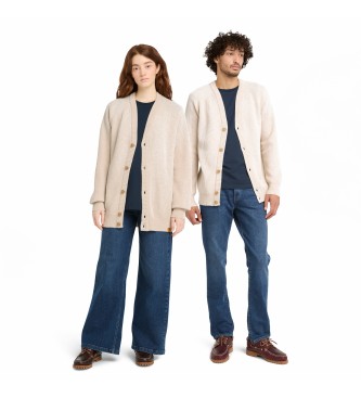 Timberland unisex. TB0A62G7EGM1 Cárdigan de manga raglán Phillips Brook unisex beige (XXL), Casual, Lana