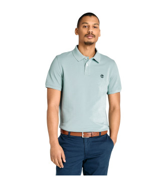 Timberland para hombre. TB0A6VDPEYM1 Polo Millers River azul (L), Casual, Algodón, Manga corta