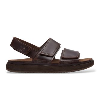 Para hombre. TB0A26X8W011 Sandalias de Piel con tira trasera Casco Cove (41.5), Plano, Velcro, Casual