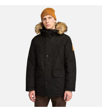 Timberland para hombre. TB0A22W20011 Parka impermeable Scar Ridge negro (XL), Casual, Algodón