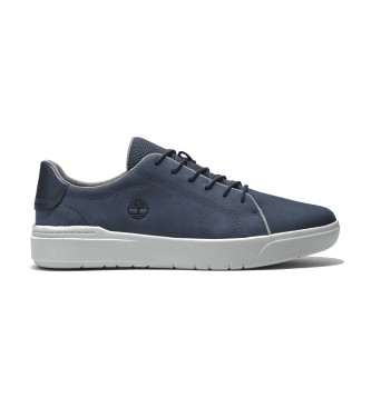 Timberland para hombre. TB0A5S9Z0191 Zapatillas de piel de caña baja con cordones Seneca Bay marino (41), Plano, Casual