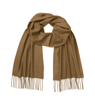 Timberland para hombre. TB0A66GA2311 Bufanda tejida lisa (OSFA), Marrón, Casual, Acrílico