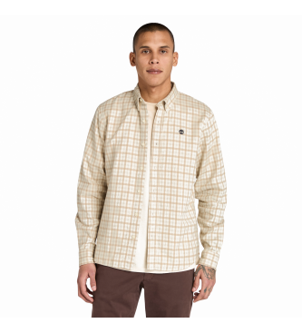 Timberlandvoor mannen. TB0A4517EHI1 Solucell Air beige overhemd (3XL), Casual, Katoen, Lange mouwen