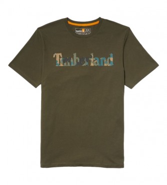 Timberland para hombre. Camiseta Earth Day verde Timberland