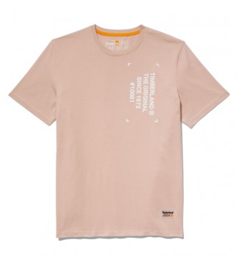 Timberland para hombre. Camiseta Progressive Utility rosa Timberland