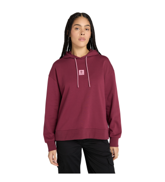 Timberlandvoor vrouwen. TB0A5SX26481 Loop Back sweatshirt bordeaux (S), Casual, Katoen, Korte mouwen