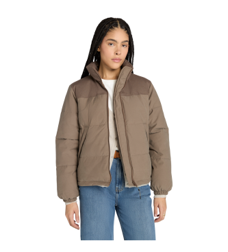 Timberland para mujer. TB0A2QZ3BK01 Chaqueta Welch Mountain marrón (S), Casual, Algodón