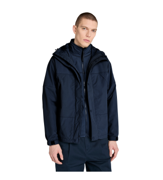 Timberland para hombre. TB0A64774331 Chaqueta 3en1 Waterproof marino (L), Casual, Poliéster
