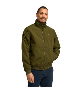 Timberland para hombre. TB0A62CF3021 Bómber impermeable Sailor verde (M), Casual, Sostenible, Nylon reciclado