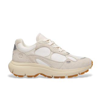 Timberland para mujer. TB0A42X8ETD1 Zapatillas de Piel Hazel Lane blanco (39.5 W), Plano, Cordones, Casual