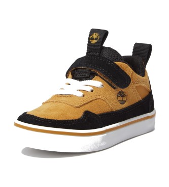 Timberland para niño. TB0A27PKEZ01 Zapatillas de piel Stone Jump marrón 3