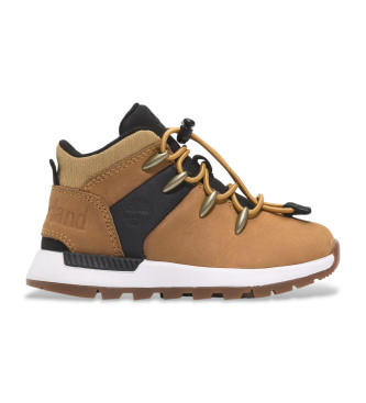 Timberland para niño. TB0A6AG5EJS1 Zapatillas de piel media caña Sprint Trekker marrón (39), Plano, Cordones, Casual, Deportivo, Outdoor, mo
