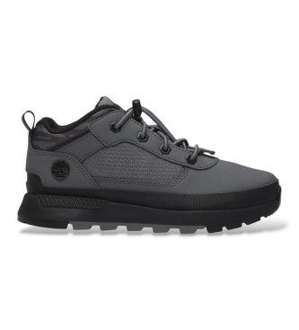 Timberland unisex Zapatillas Field Trekker con cordones elásticos gris oscuro