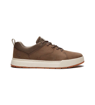 Timberland para hombre. TB0A69G9W071 Zapatillas Maple Grove marrón oscuro (44.5), Piel, Plano, Cordones, Casual