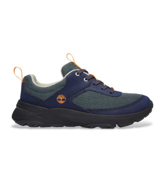 Timberlandvoor jongens. TB0A6FEBEQ61 Motion Access schoenen groen, blauw (40), Plat, Veters, Casual, Marineblauw, kinderkleding