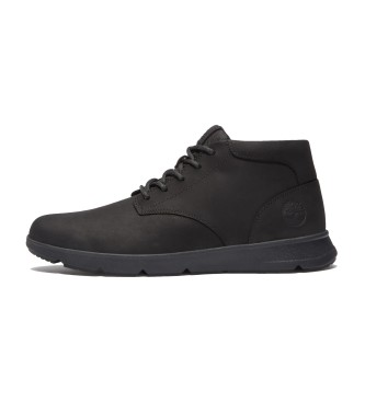 Timberland para hombre. TB0A6C7TEL31 Zapatillas de Piel Parker Street negro (45.5), Plano, Cordones, Casual