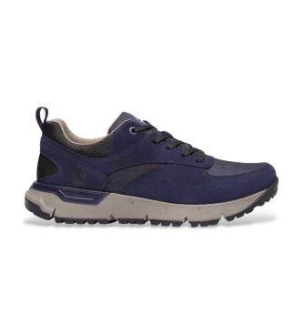 Timberlandvoor mannen. TB0A6DTEEBA1 Leren sneakers Voyager Park marine (40), Leer, Plat, Veters, Casual, Marineblauw