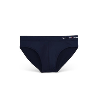 Tommy Hilfiger para hombre. UM0UM03206 Bañador slip Original con logo marino (S), Beachwear, Nylon