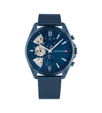 Tommy Hilfiger para hombre. 1710648 Reloj Analógico Baker marino (OSFA), Casual, Brazalete, Acero Inoxidable