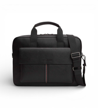Tommy Hilfiger para hombre. AM0AM14166 Bolsa para portátil negro (OSFA), Casual, Poliuretano