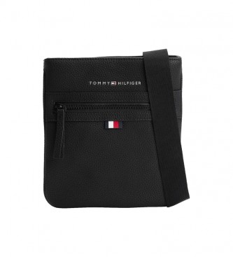 Tommy Hilfiger para hombre. AM0AM09505 Bolso bandolera Essential pequeño negro (OSFA), Casual, Poliuretano