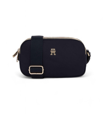 Tommy Hilfiger para mujer. AW0AW16483 Bolso bandolera Poppy Camera marino (OSFA), Casual, Poliéster Reciclado, Sostenible, Tommy Hilfiger ou