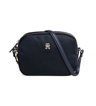 Tommy Hilfiger para mujer. AW0AW15638 Bolso bandolera TH Emblem marino (OSFA), Casual, Sostenible, Nylon reciclado