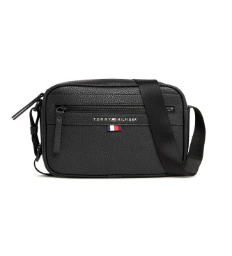 Bolso reporter con logo metálico Essential negro (OSFA), Casual, Poliuretano