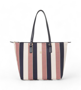 Tommy Hilfiger para mujer. AW0AW16446 Bolso Shopper multicolor (OSFA), Casual, Poliéster Reciclado, Sostenible, Tommy Hilfiger outlet 2024.