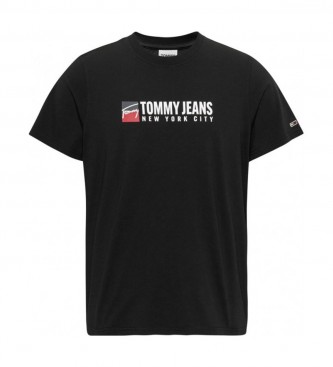 Tommy Hilfiger para hombre. Camiseta Entry Athletics negro Tommy Hilfi