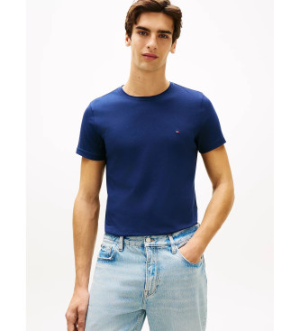 Tommy Hilfiger para hombre. MW0MW10800 Camiseta Slim marino (S), Casual, Algodón, Manga corta
