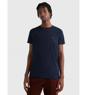 Tommy Hilfiger - pour homme. t-shirt core stretch slim marine tommy hilf