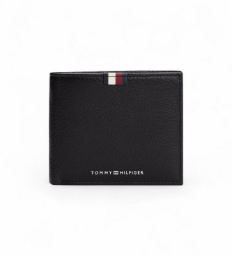 Tommy Hilfiger para hombre. AM0AM13340 Cartera Premium negro (OSFA), Casual, Piel