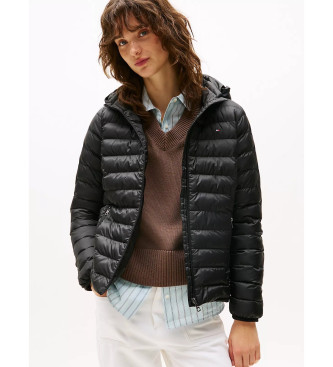 Tommy Hilfiger para mujer. WW0WW42046 Chaqueta Global negro (XS), Casual, Manga larga, Poliéster Reciclado, Sostenible