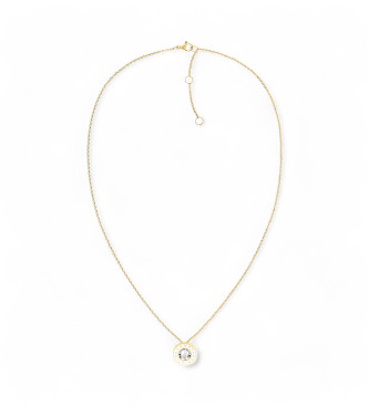 Collar de eslabones en acero inoxidable dorado (OSFA), Casual