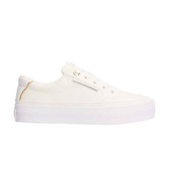 Zapatillas Essential Vulc blanco (40), Tela, Plano, Cordones, Casual, Tommy Hilfiger outlet 2024.