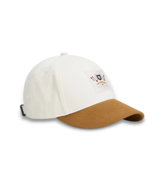 Tommy Hilfiger para hombre. AM0AM13161 Gorra con parche del escudo blanco (OSFA), Casual, Algodón