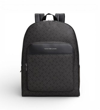 Tommy Hilfiger para hombre. AM0AM14137 Mochila Flag negro (OSFA), Casual, Poliuretano